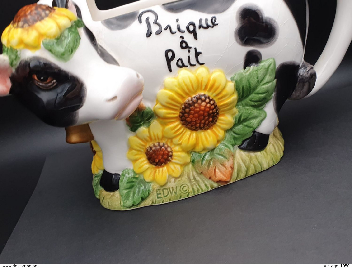 ✅Vintage Vache Creamer 1970 Céramique TBE #peintmain #cow #vintage - Non Classés