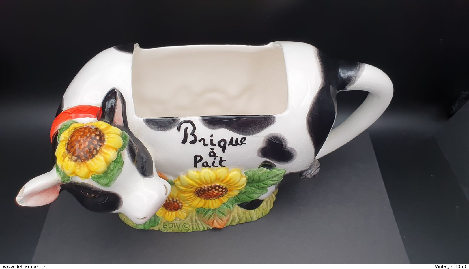 ✅Vintage Vache Creamer 1970 Céramique TBE #peintmain #cow #vintage - Sin Clasificación