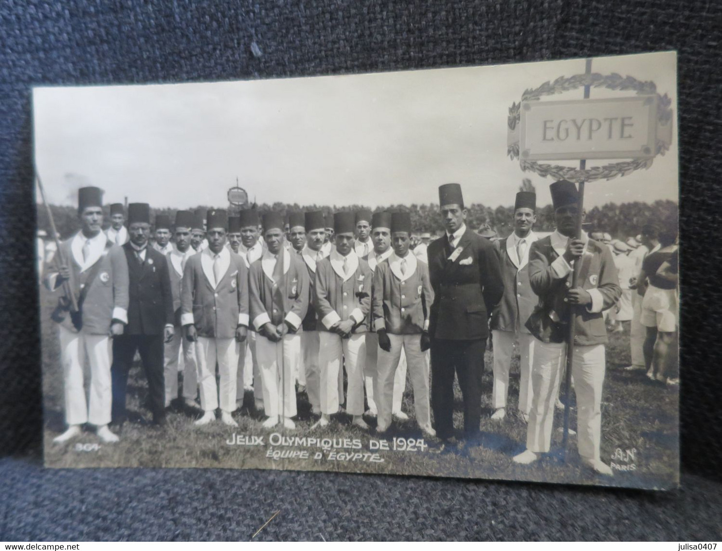 PARIS (75) Jeux Olympiques 1924 Délégation De L'Equipe D'Egypte - Olympische Spiele