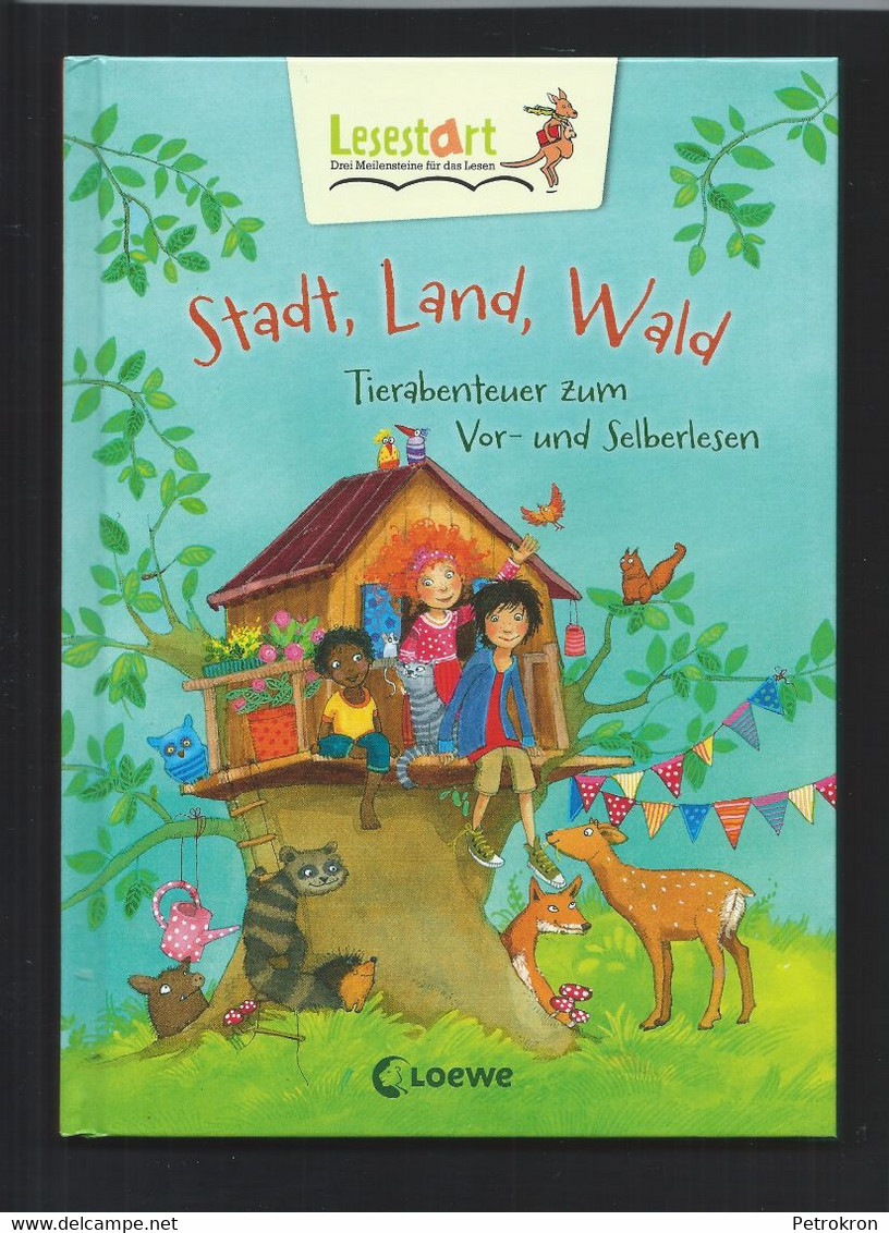 Lesestart: Stadt, Land, Wald. Tierabenteuer Lesen Grundschule Deutsch Klasse 2, 3, 4 Tadellos Wie Neu! - School Books
