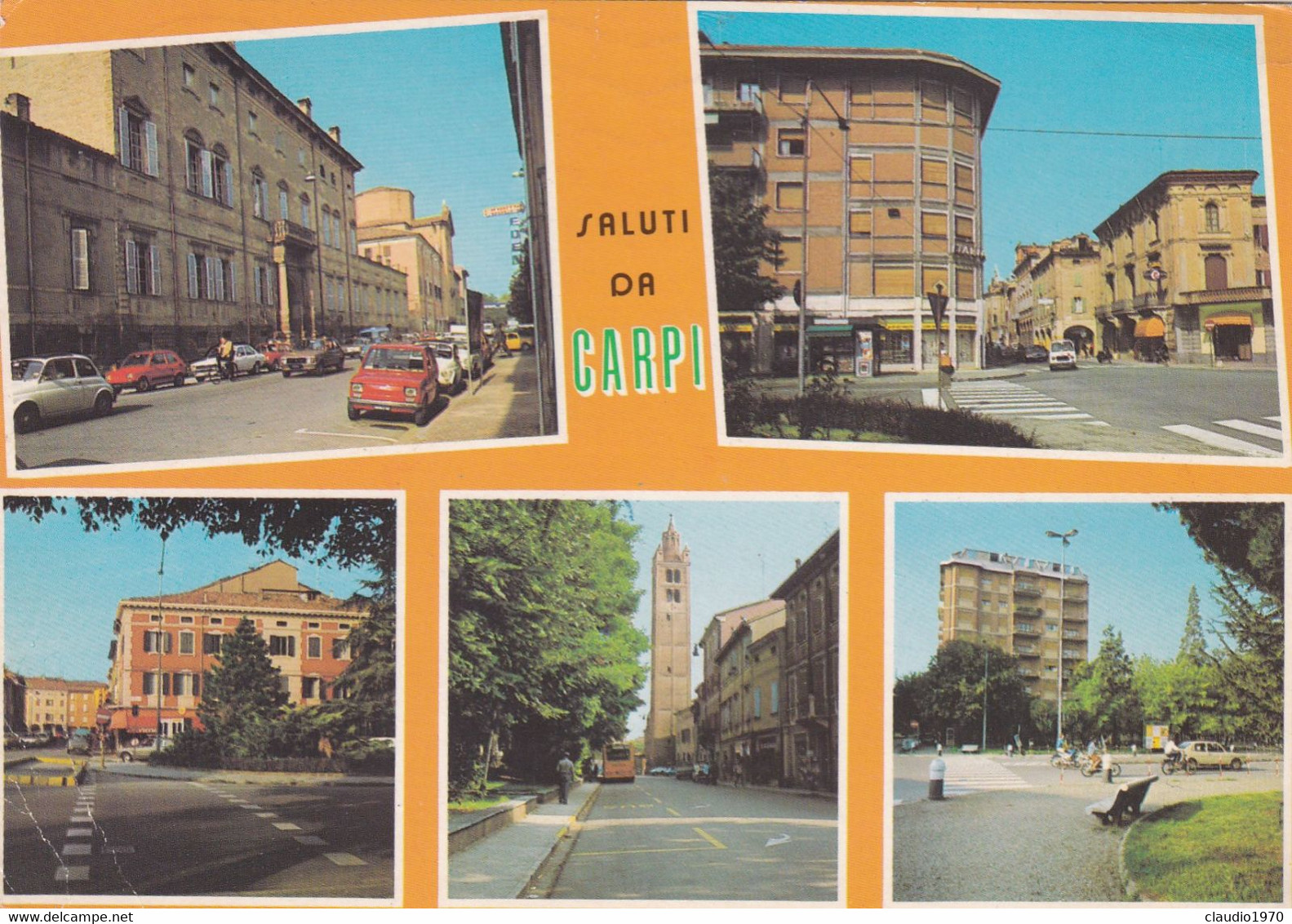 CARPI (MODENA) - CARTOLINA - SALUTI DA CARPI - VIAGGIATA PER TORINO - Carpi