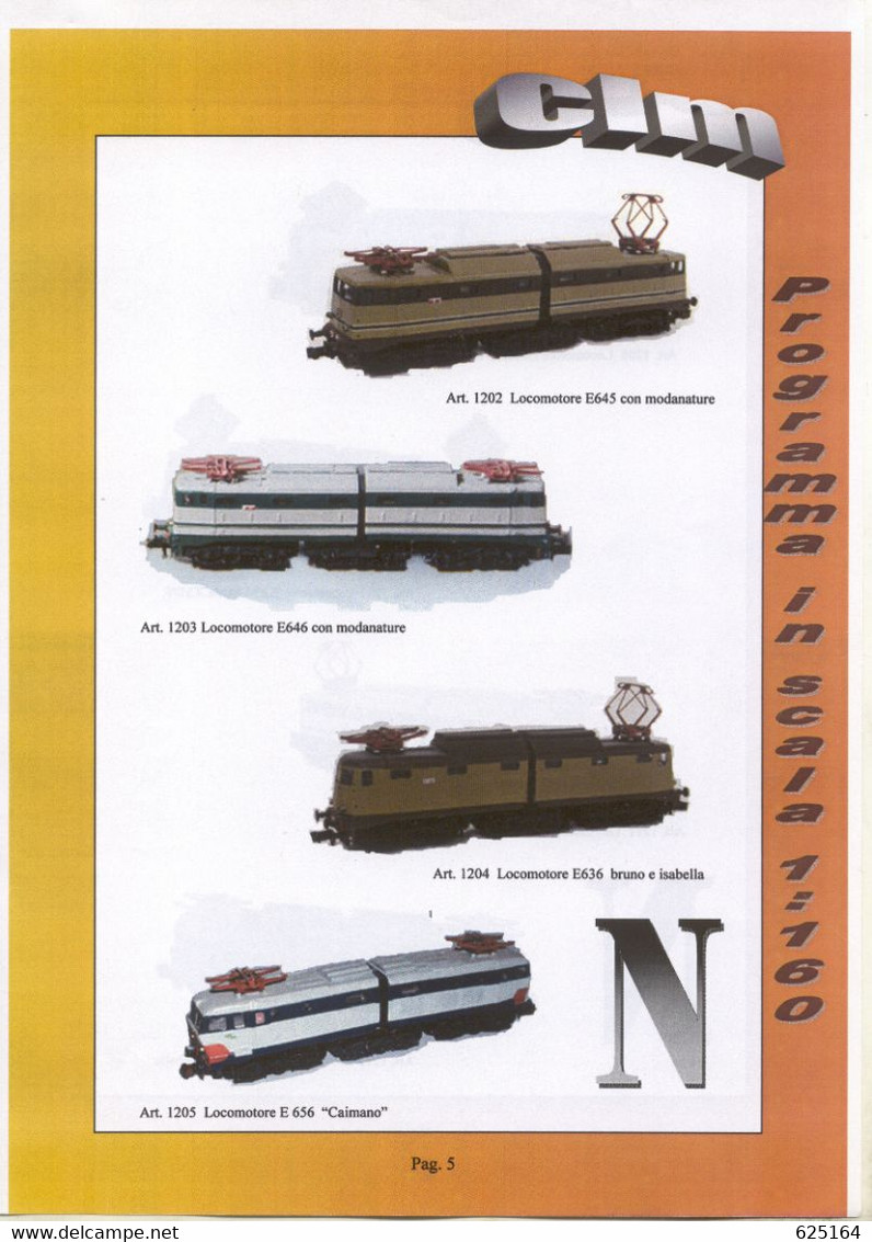 Catalogue CLM Hi-Tech 2008/2009 - FS HO - Genova-Casella HOm 1/87 - FS N 1/160 - Moto - Stazioni  - Autobus - En Italien - Sin Clasificación