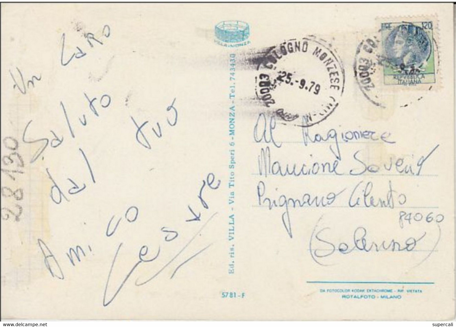 RT28.130  ITALIE.   COLOGNO MONZESE. LOMBARDIE.CINQ  VUES - Cologno Monzese