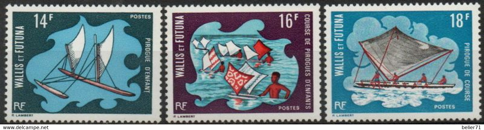 Wallis Et Futuna : N° 182 à 184 X Neuf Avec Trace De Charnière Année 1972 - Nuovi