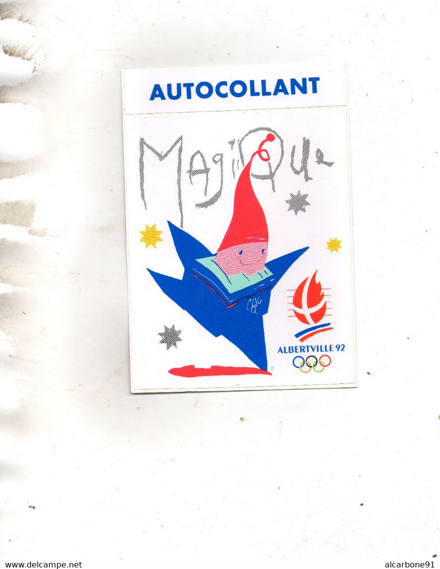 ALBERTVILLE - Autocollant Des Jeux Olympiques D'hiver 1992 - Albertville