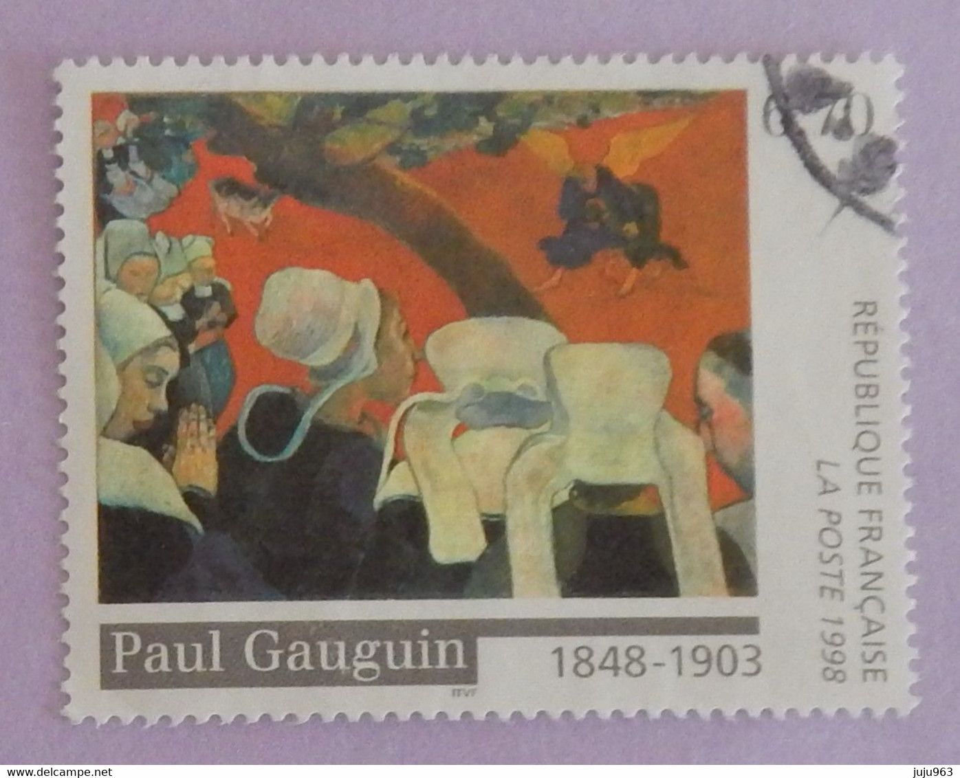 FRANCE YT 3207 OBLITÉRÉ "TABLEAU DE GAUGUIN" ANNÉE 1998 - Gebruikt