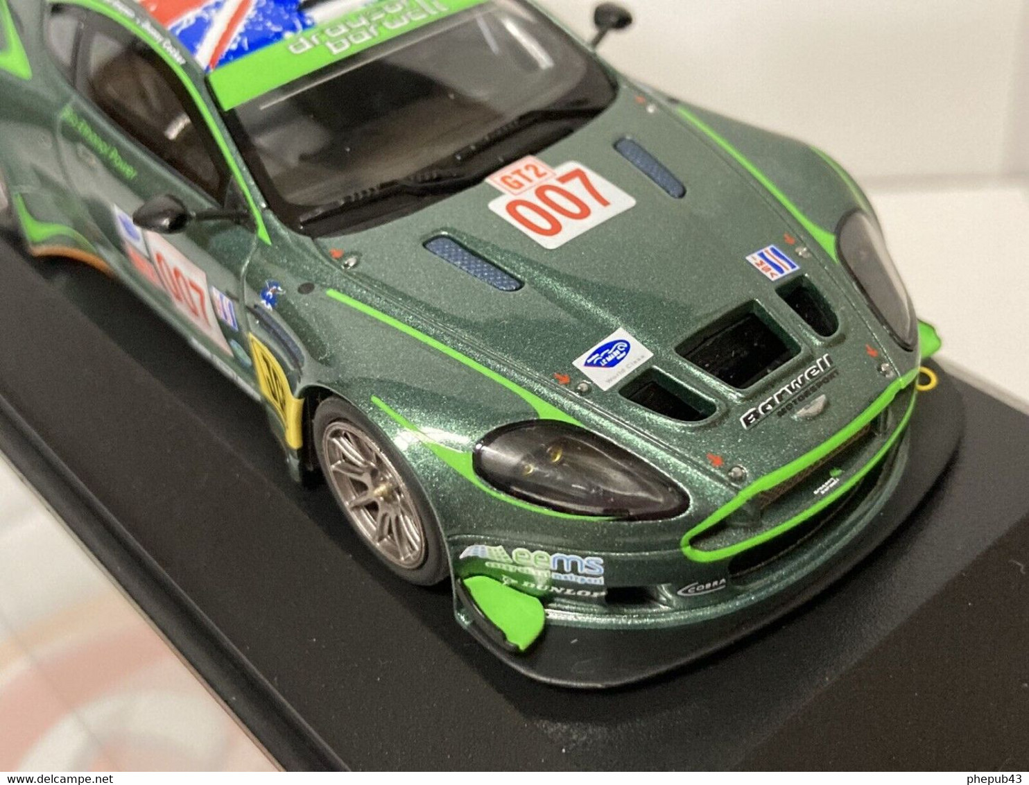 Aston Martin DBRS9 – Team Barwell Motorsport - Dryson/Cocker/Sugden – 12h Sebring 2008 #007 - Minichamps - Minichamps