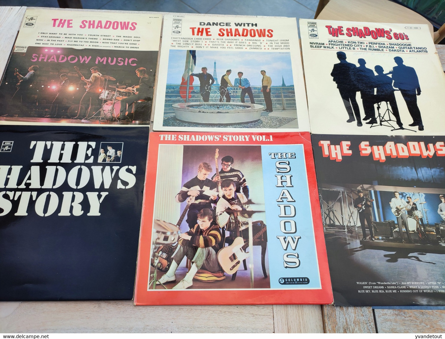 Lot De 6 Vinyles. The Shadows, Story, Dance With, The Shadows' 60', Etc. - Otros - Canción Inglesa