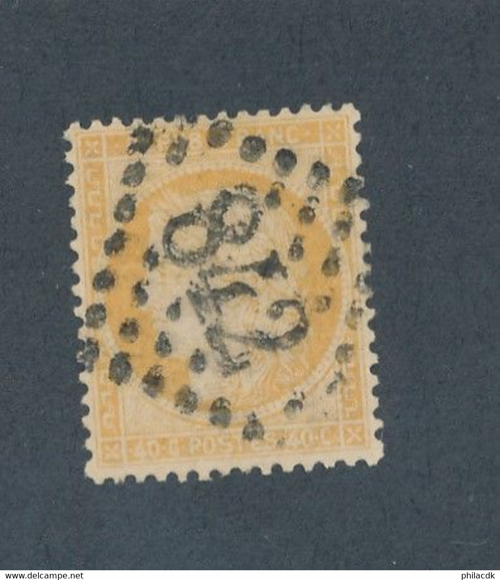 FRANCE - N°38 OBLITERE GC 842 CHALON SUR SAONE - COTE MINI : 12€ - 1870 - 1870 Siège De Paris