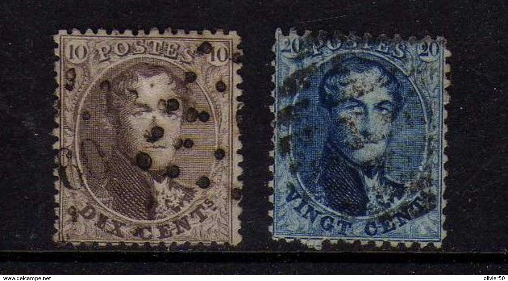 Belgique - Roi - Oblitere - 1849-1865 Médaillons (Autres)