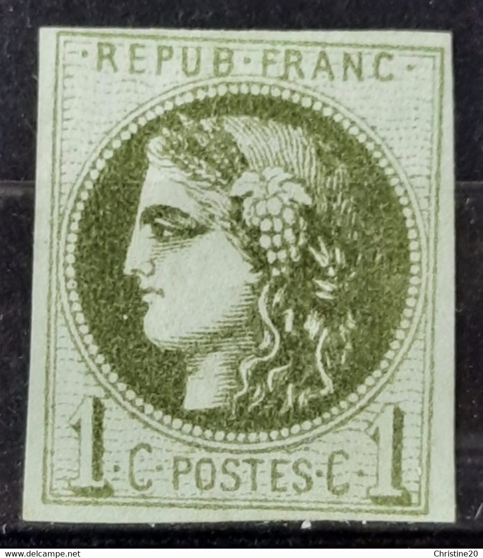 France 1870 Emission De Bordeaux N°39C Neuf (*) TB  Cote 100€ - 1870 Bordeaux Printing