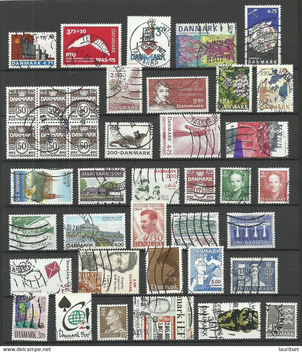 DENMARK Dänemark  - Lot Stamps O - Verzamelingen