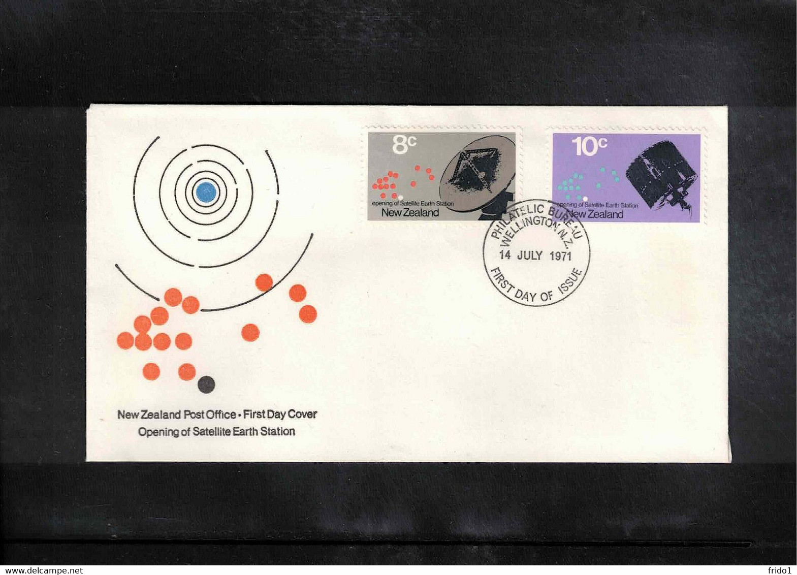 New Zealand 1971 Space / Raumfahrt Satellite Earth Station FDC - Océanie