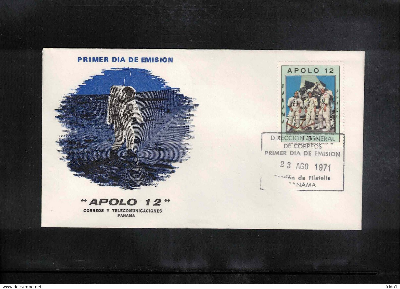 Panama 1971 Space / Raumfahrt  Apollo 12 FDC - North  America