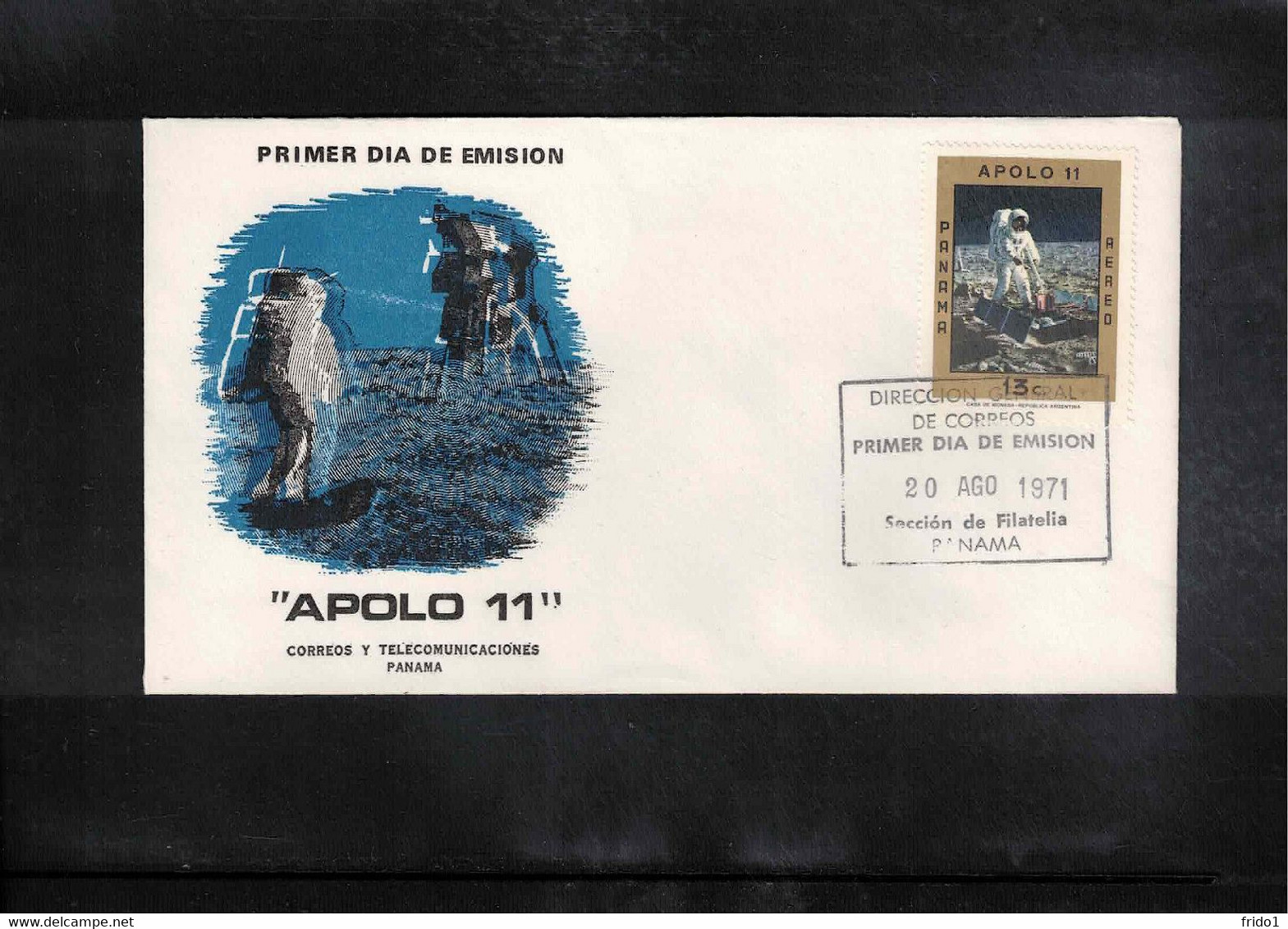 Panama 1971 Space / Raumfahrt  Apollo 11 FDC - Noord-Amerika