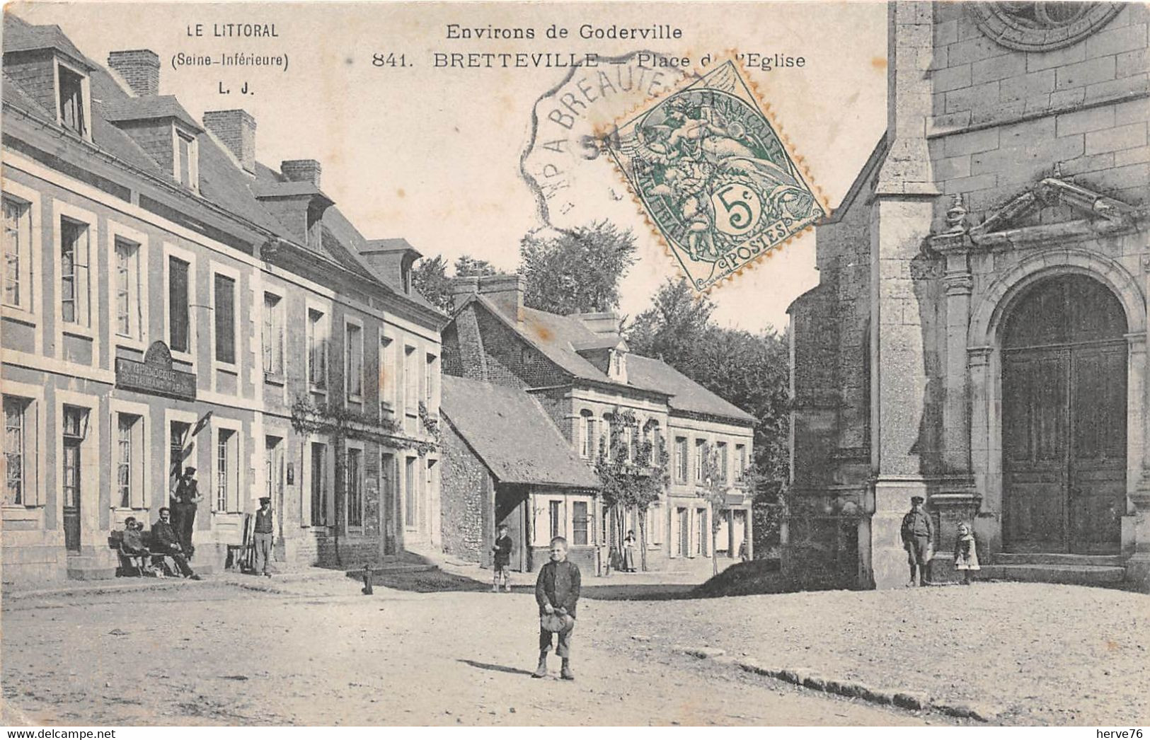 Environs De GODERVILLE - BRETTEVILLE - Place De L'Eglise - Goderville