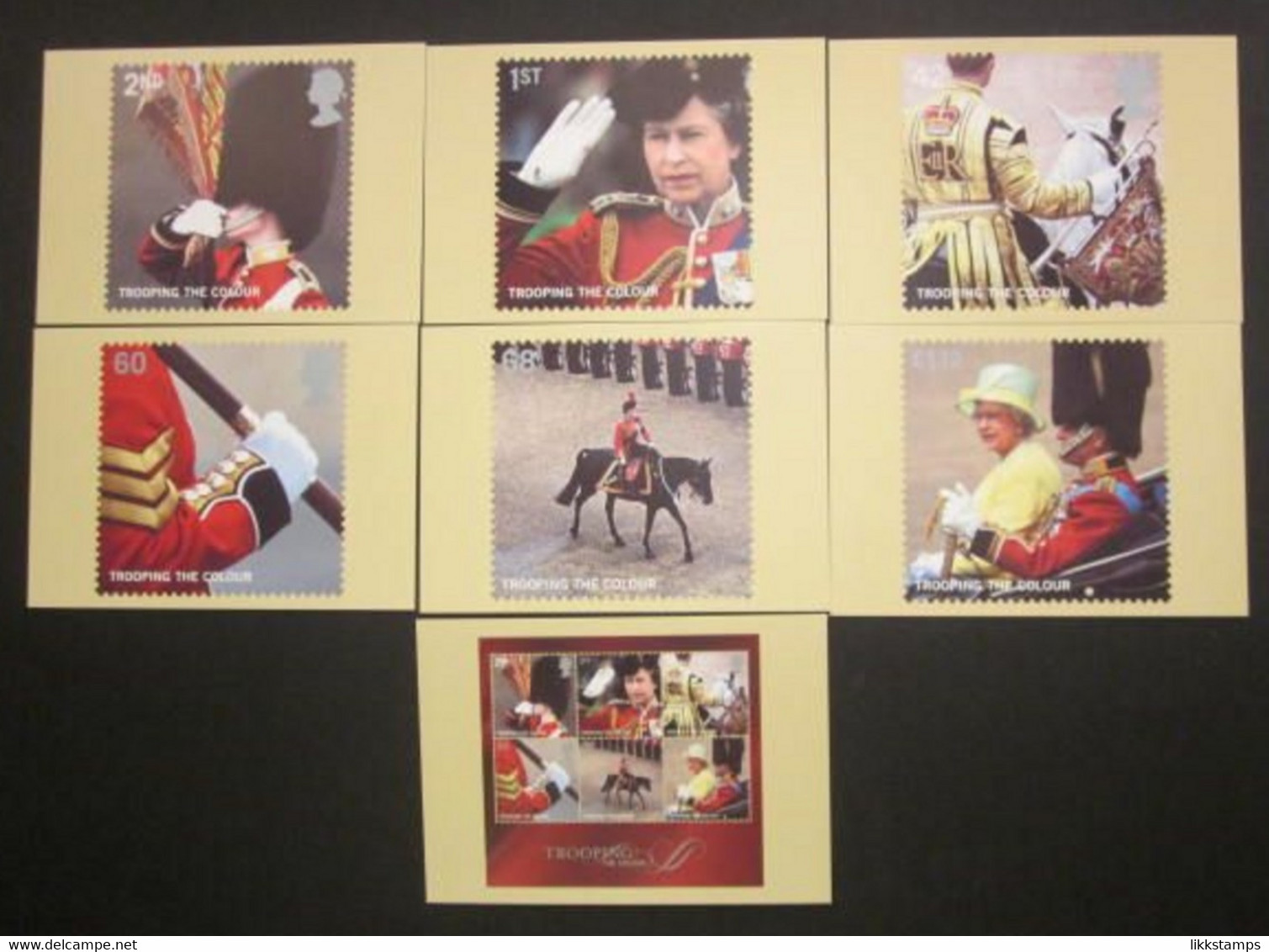 2005 TROOPING THE COLOUR P.H.Q. CARDS UNUSED, ISSUE No. 276 (B) #00839 - PHQ Cards