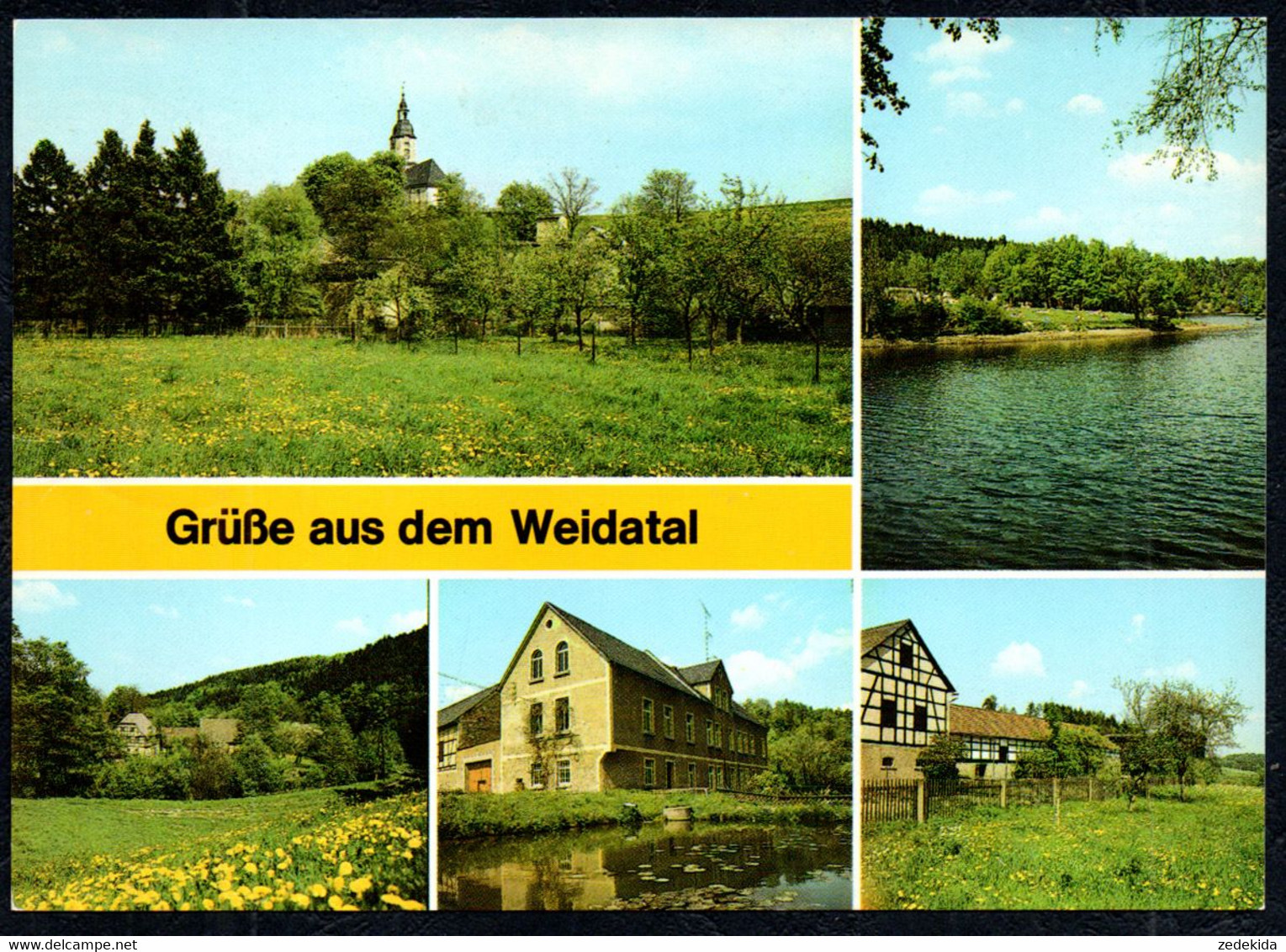 F7913 - TOP Weidatal Döhlen Valentinsmühle Erzmühle Mühle Wassermühle - Bild Und Heimat Reichenbach - Weida