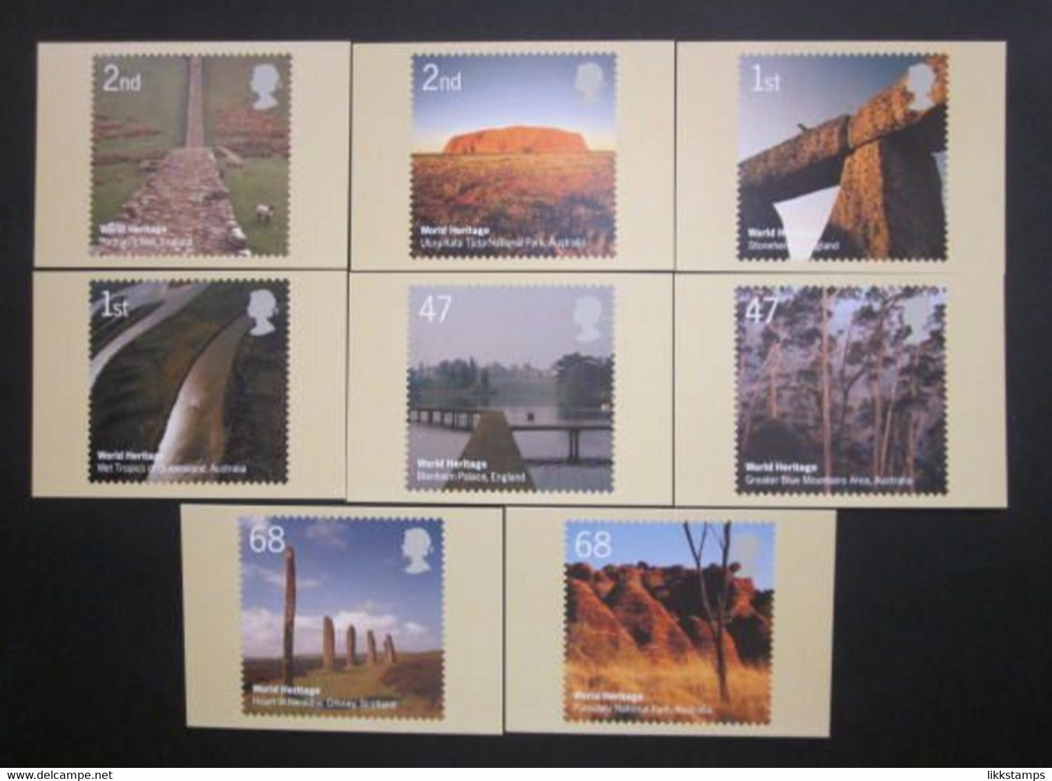 2005 WORLD HERITAGE SITES P.H.Q. CARDS UNUSED, ISSUE No. 275 (B) #00843 - PHQ Cards