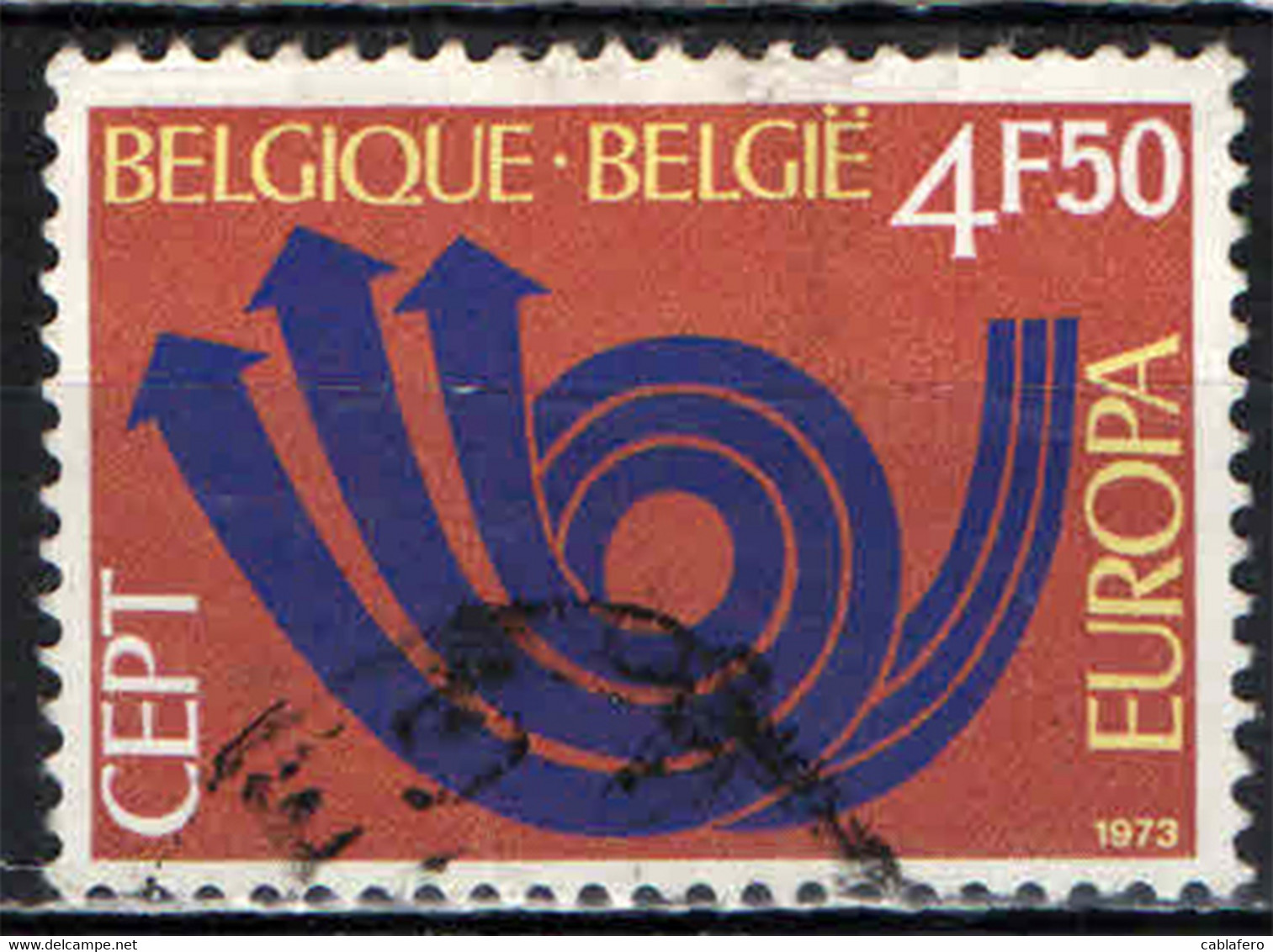BELGIO - 1973 - EUROPA UNITA - CEPT - USATO - Gebraucht
