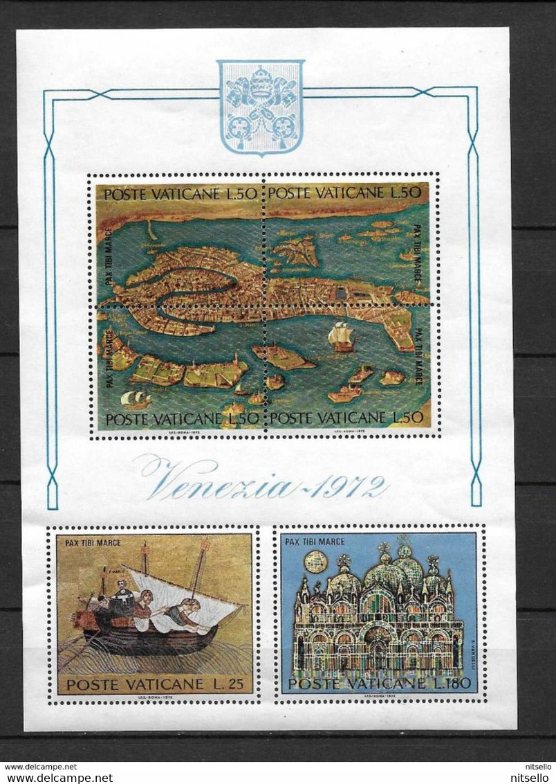 HB EUROPA  /// VATICANO 1972    //    YVERT. BL 3* MH    //   CATALOG/COTE: 5€ - Blocs & Hojas