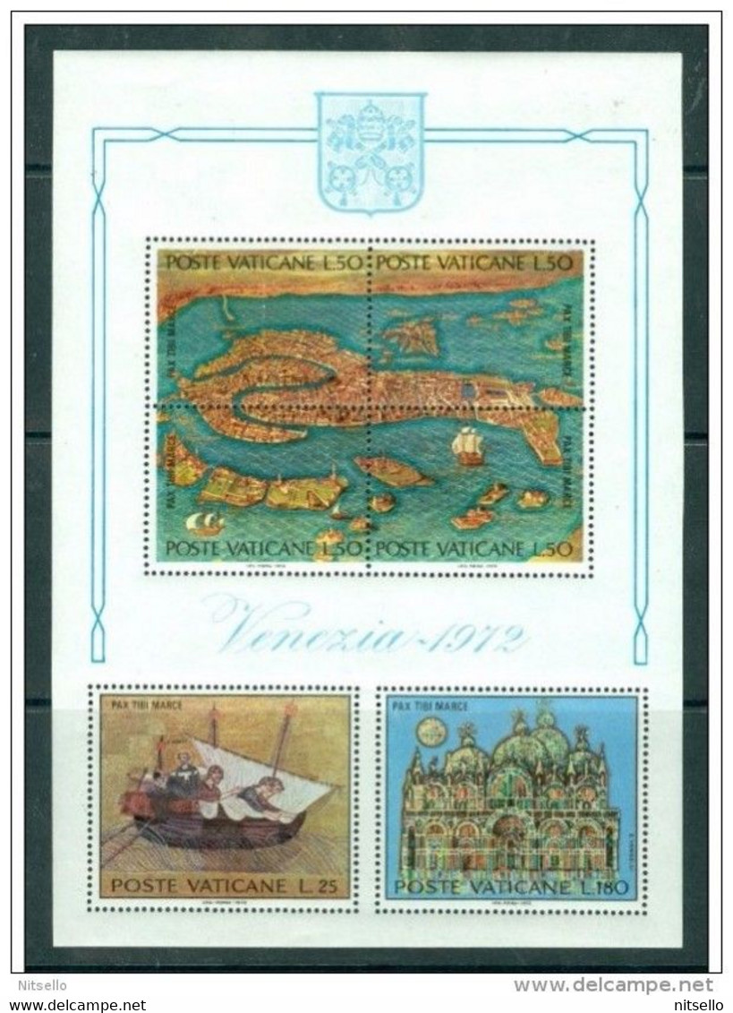 HB EUROPA  ///  (C050)  VATICANO 1972    //    YVERT. BL 3** MNH    //   CATALOG/COTE: 5€ - Blocs & Feuillets