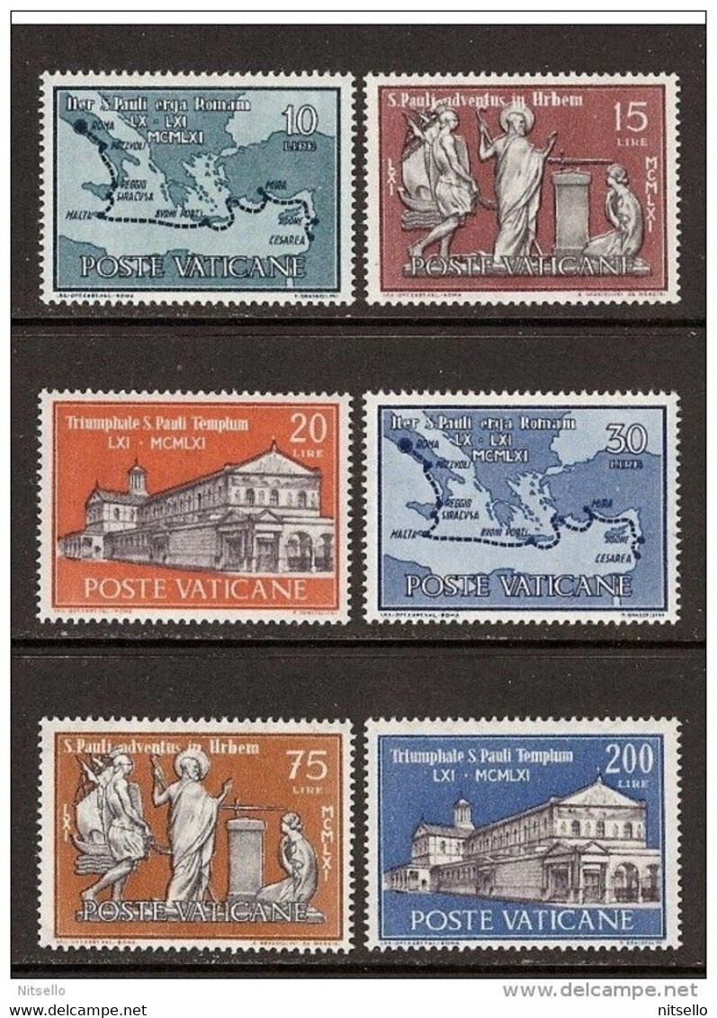 LOTE 2240  /// (C100) VATICANO YVERT Nº: 322/327 **MNH  // CATALG/ COTE: 5€ ¡¡¡ OFERTA - LIQUIDATION - JE LIQUIDE !!! - Unused Stamps