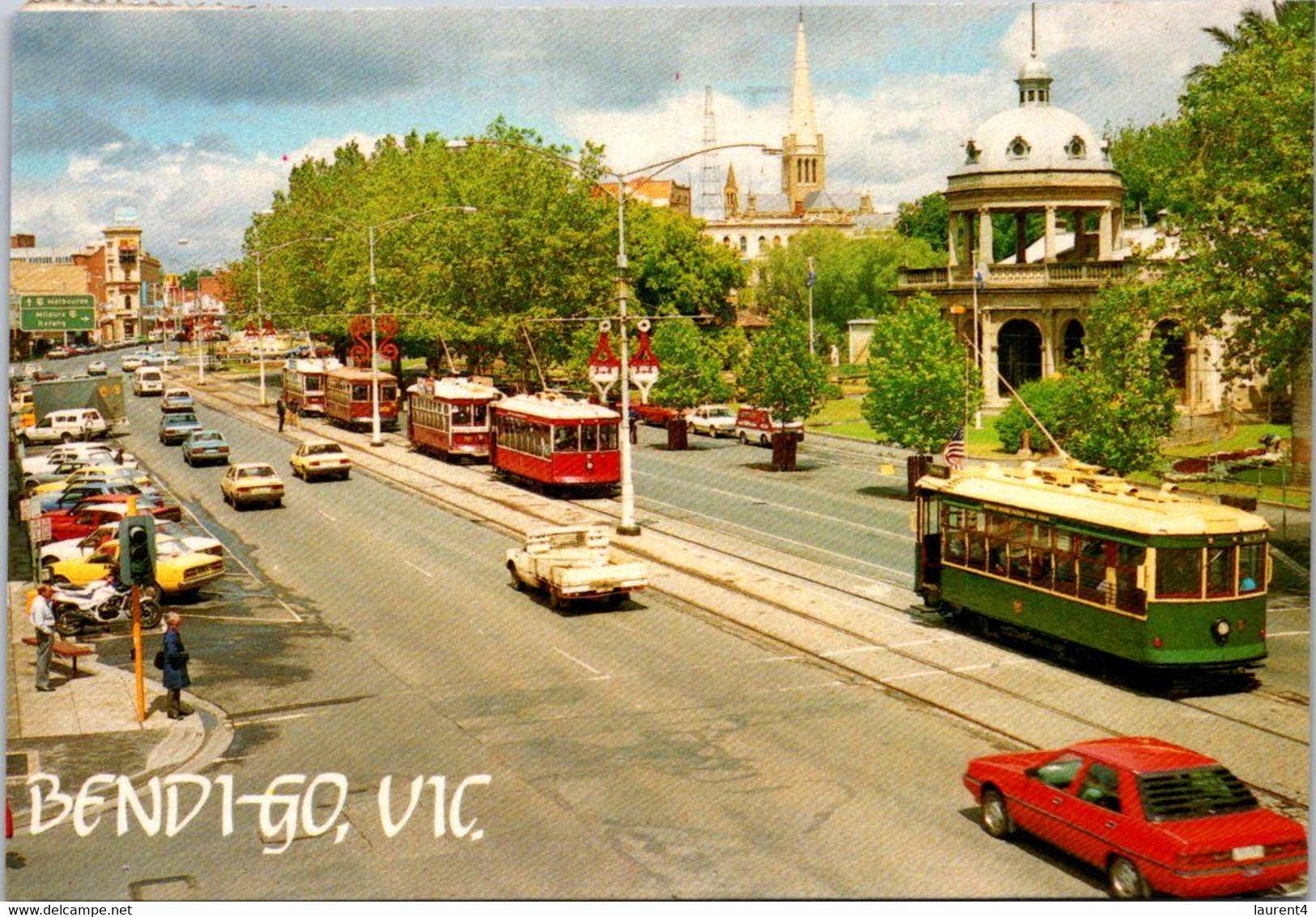 (5 H 45) (N/P/F) Australia - VIC - Bendigo (tramway) (posted With Glider Stamp) - Bendigo