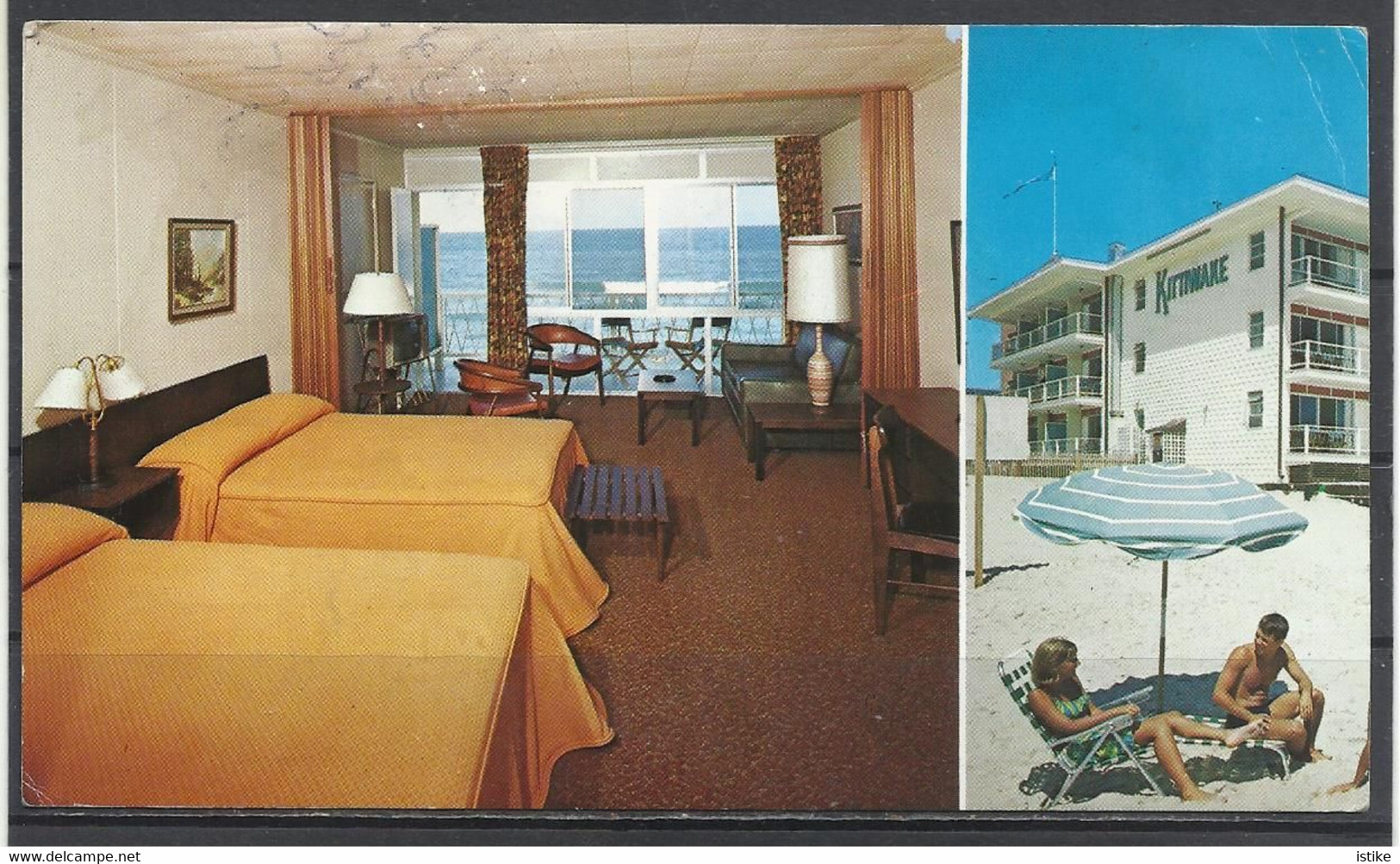 United  States, MD, Ocean City, Kittiwake Motel, 1972. - Ocean City