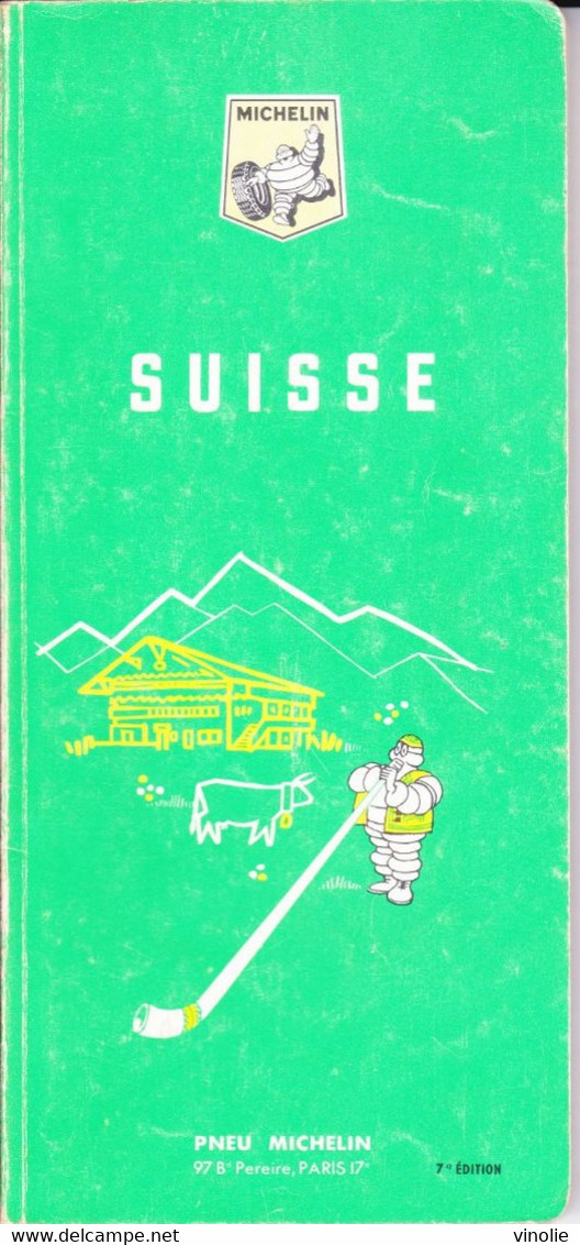 P-GF-FO-22-805 : CARTE MICHELIN  GUIDE VERT DE LA SUISSE 7° EDITION - Michelin (guide)