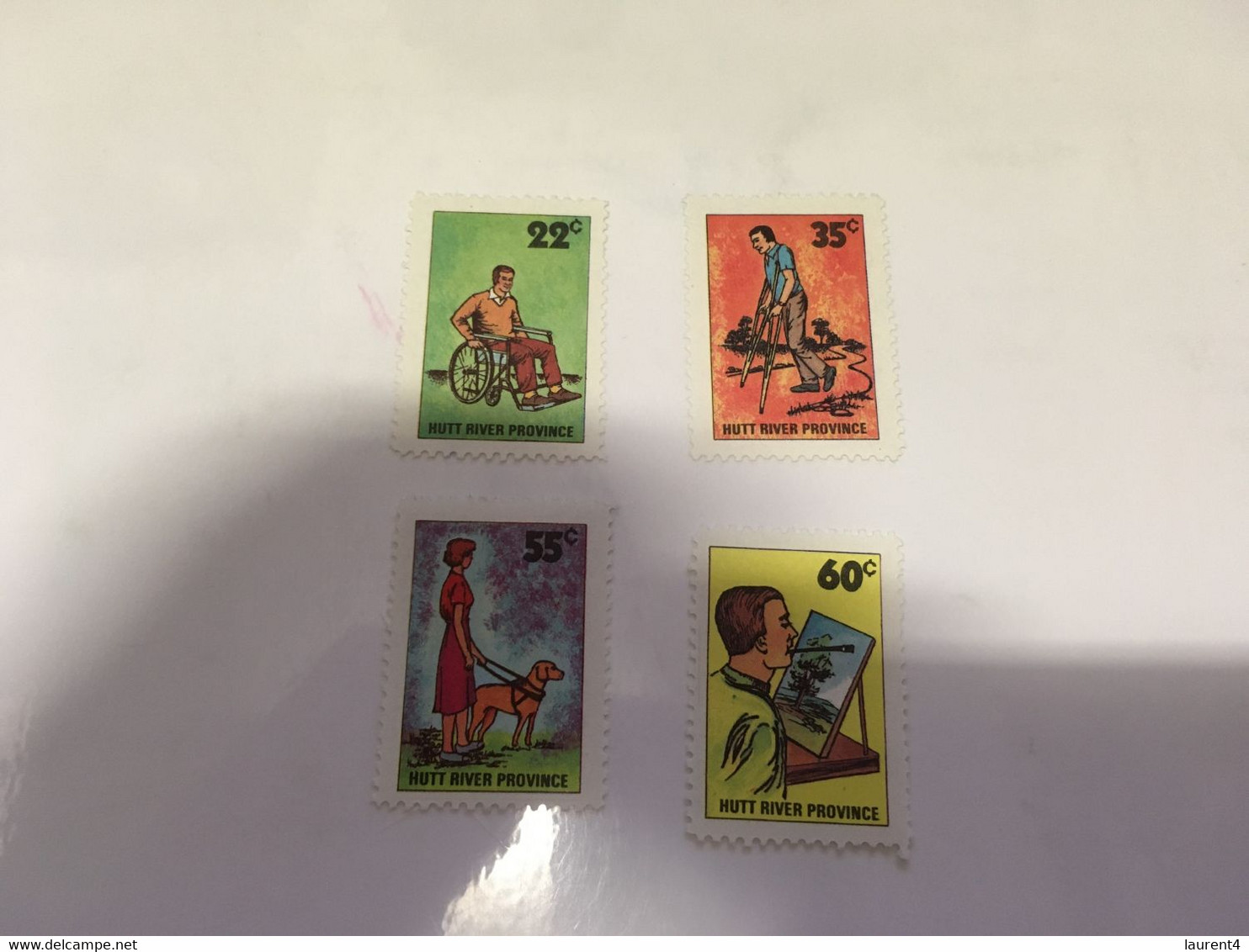 (stamps 28-5-2022) Australia Cinderella - 4 Mint Stamps - Hutt River Province - Werbemarken, Vignetten