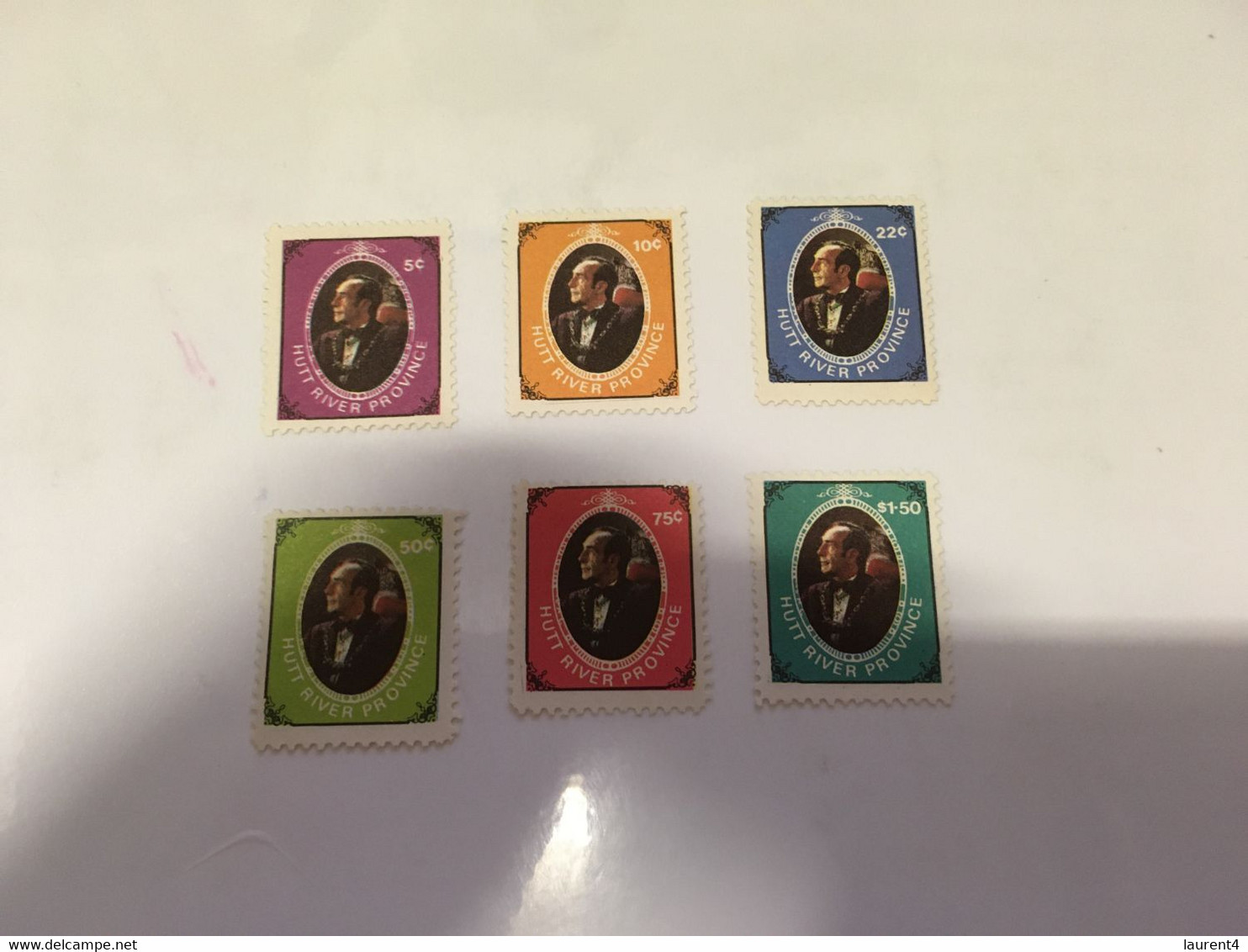 (stamps 28-5-2022) Australia Cinderella - 6 Mint Stamps - Hutt River Province - Werbemarken, Vignetten