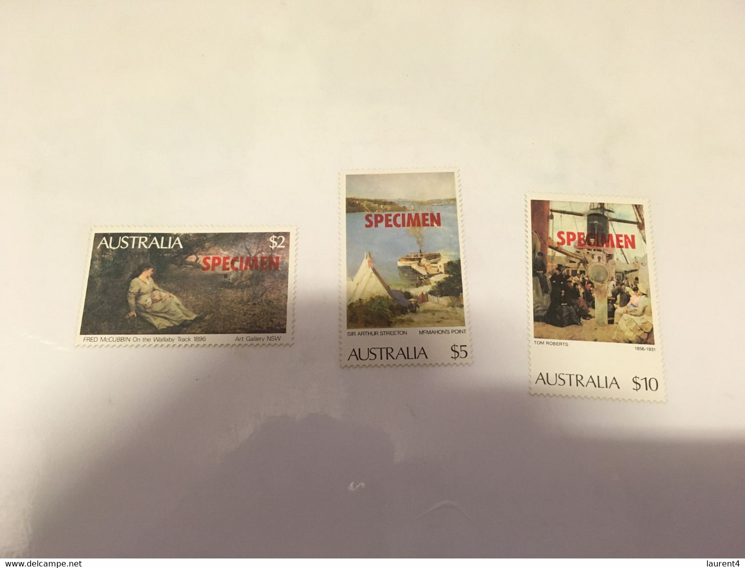 (stamps 28-5-2022)   Australia - 3 Mint Stamp - SPECIMEN - 2$ - 5$ - 10$ - Abarten Und Kuriositäten