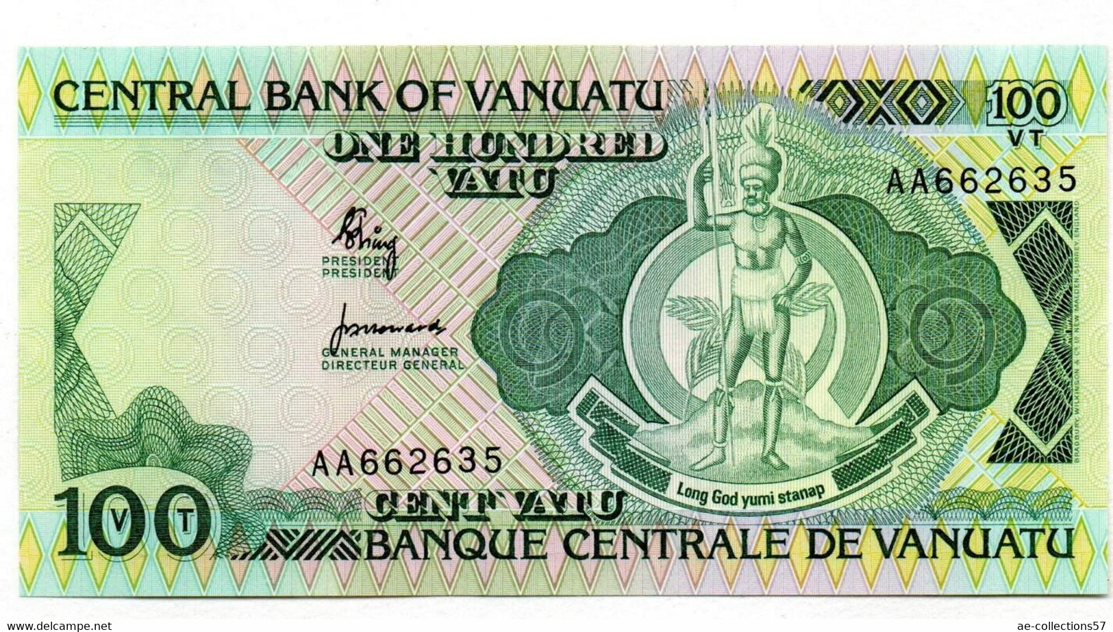 Vanuatu 100 Vatu UNC - Vanuatu