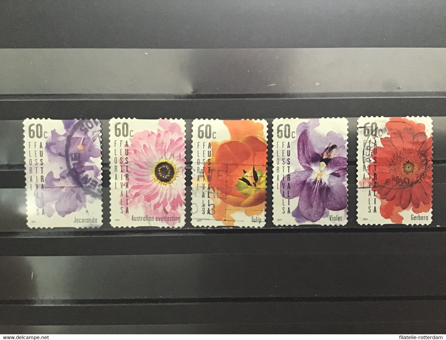 Australië / Australia - Complete Set Bloemen 2011 - Used Stamps
