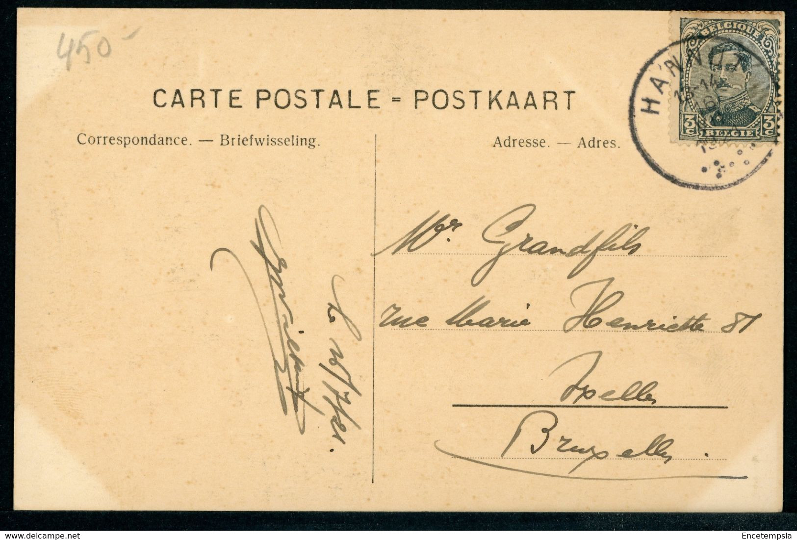 CPA - Carte Postale - Belgique - Hannut - L'Eglise - 1921 (CP20468) - Hannut