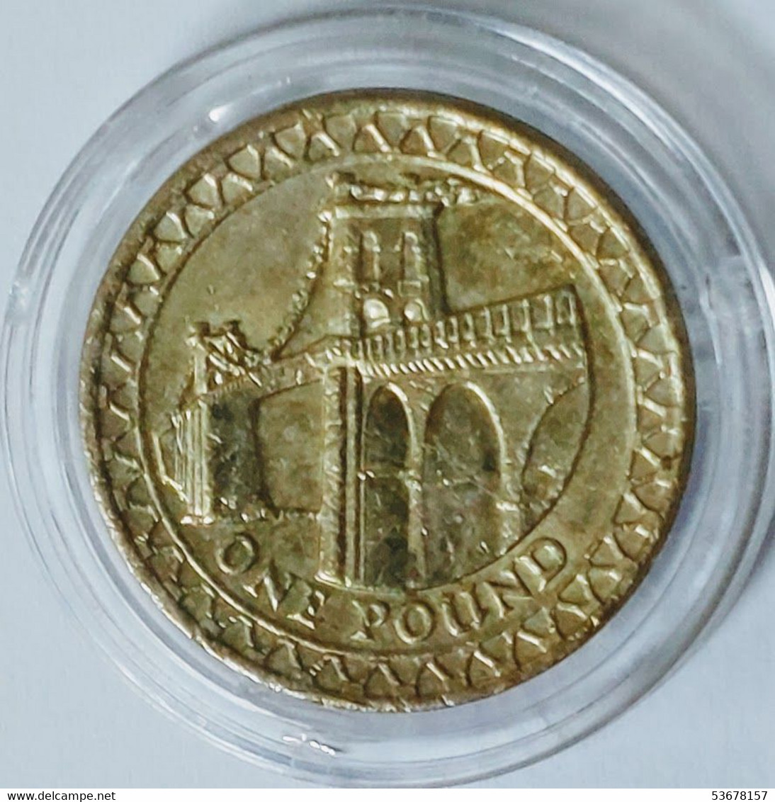 United Kingdom - 1 Pound, 2005, Menai Suspension Bridge, KM# 1051 - 1 Pond