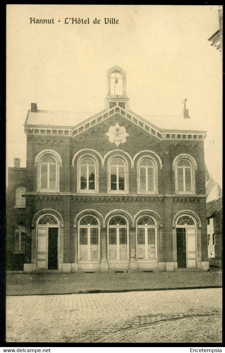 CPA - Carte Postale - Belgique - Hannut - L'Hôtel De Ville (CP20472) - Hannut