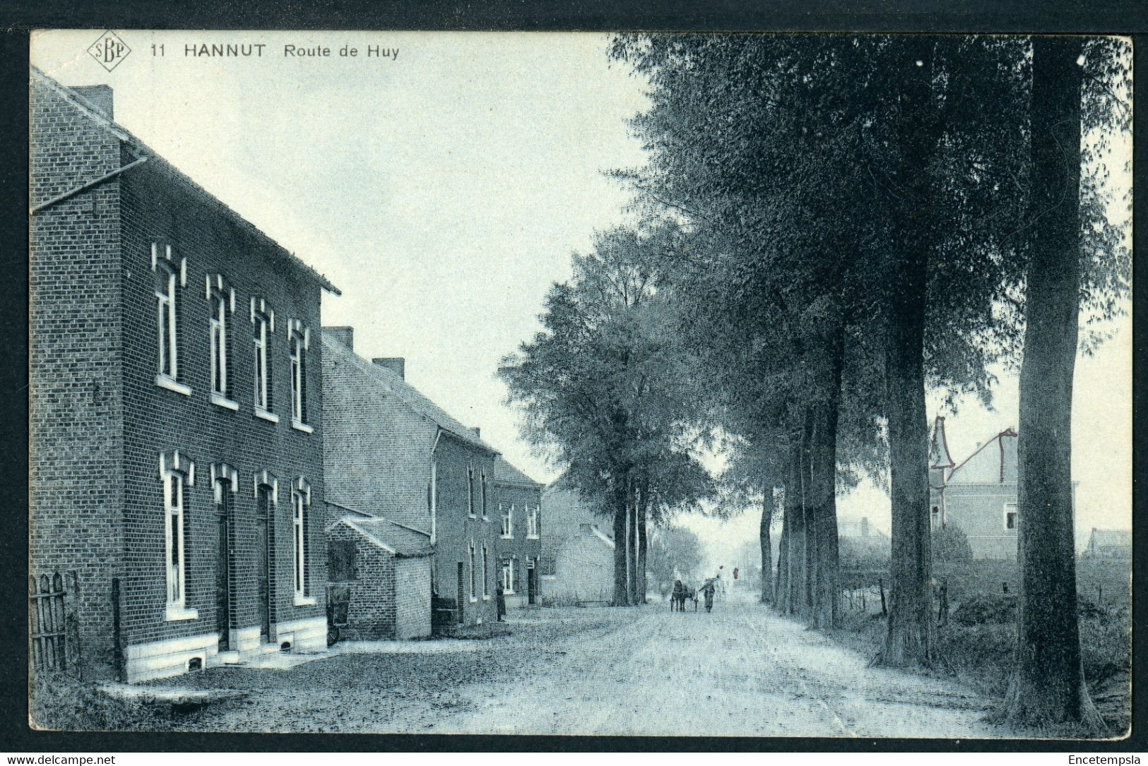 CPA - Carte Postale - Belgique - Hannut - Route De Huy - 1908 (CP20475OK) - Hannut