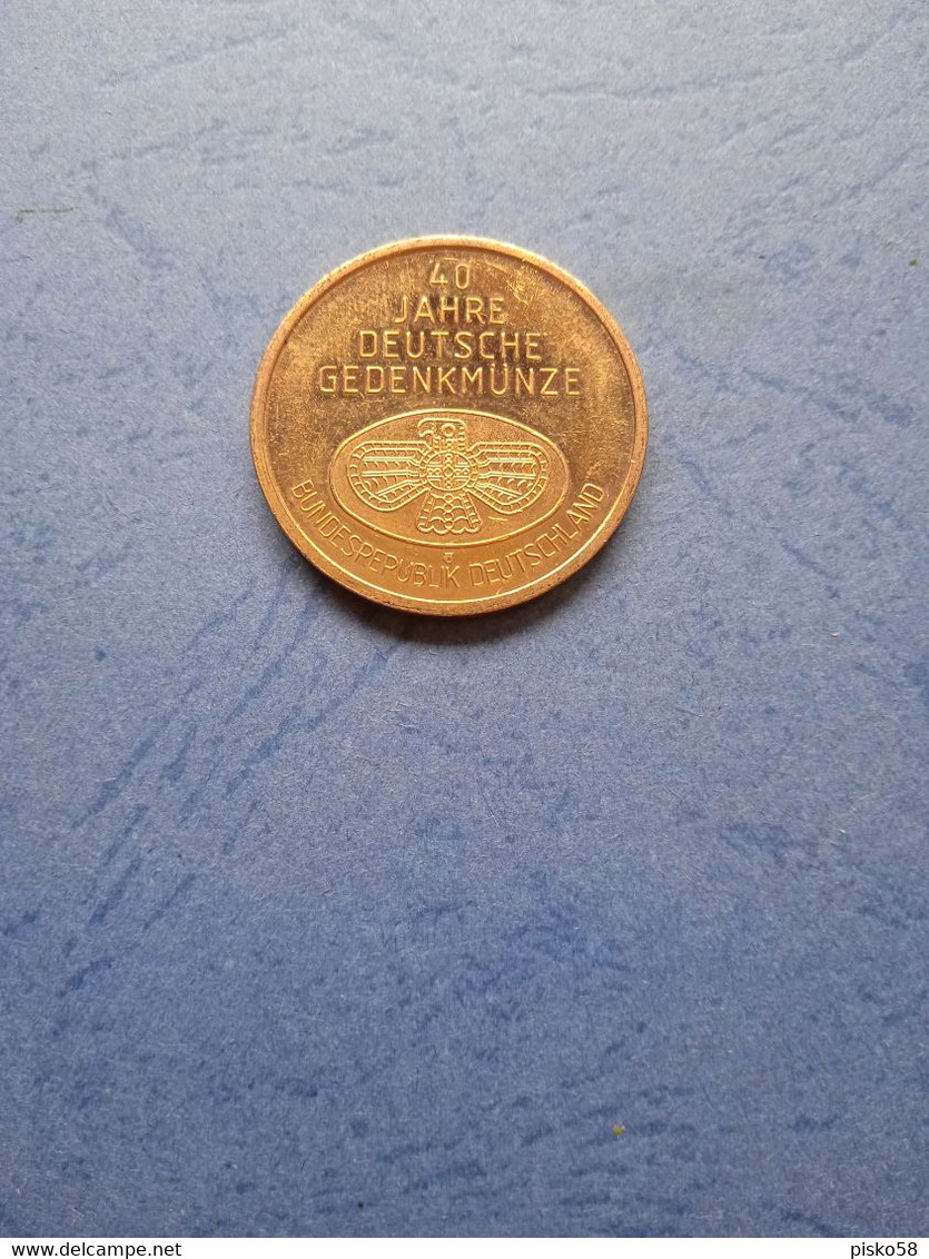 Nurnberg-thum Der Deutsche Nation 1852-1952 - Souvenir-Medaille (elongated Coins)