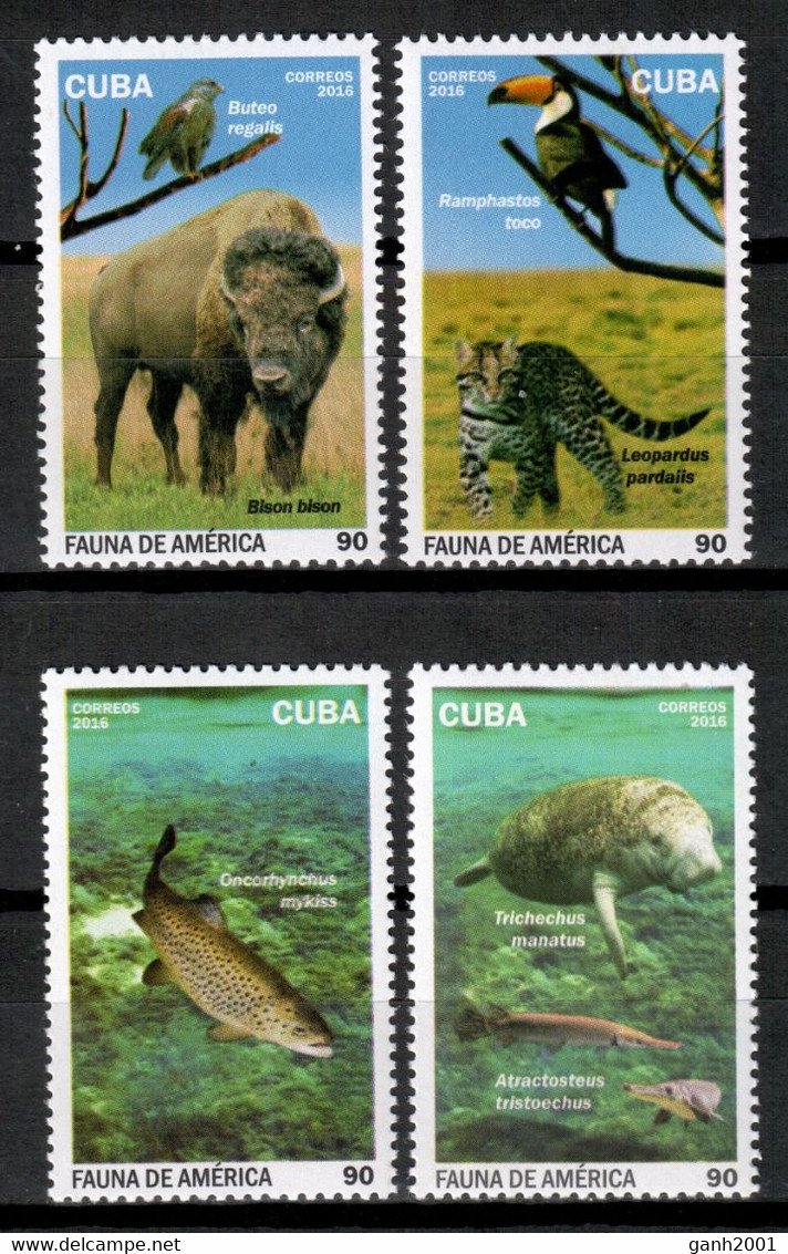 Cuba 2016 / Birds Fishes Mammals MNH Aves Peces Mamiferos Säugetiere Vögel Fische / Cu20008  C4-28 - Other & Unclassified