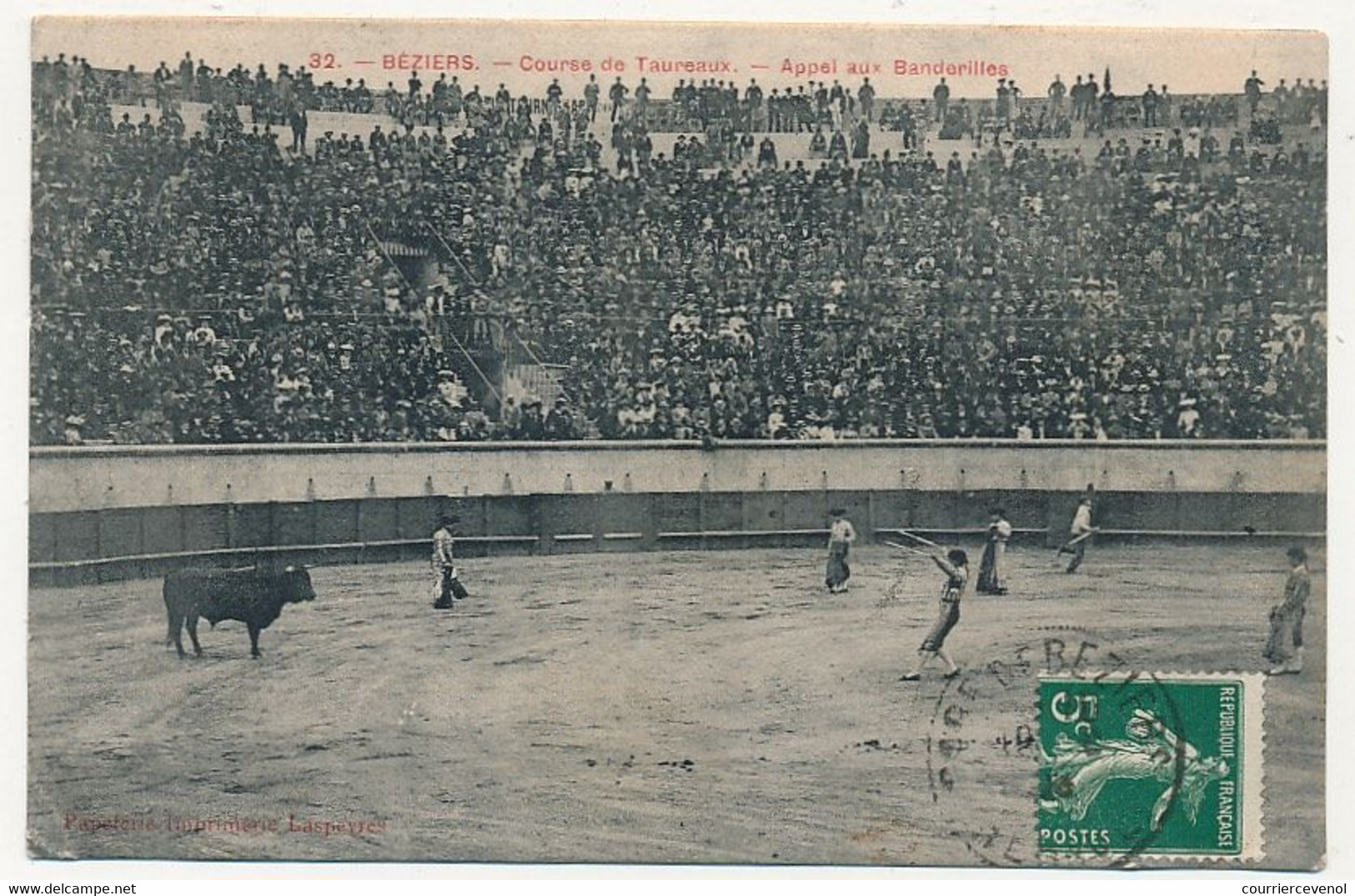 Lot 6 CPA - BEZIERS (Hérault) - Arènes, Courses De Taureaux... Etat TTB, Ayant Voyagé. - Beziers