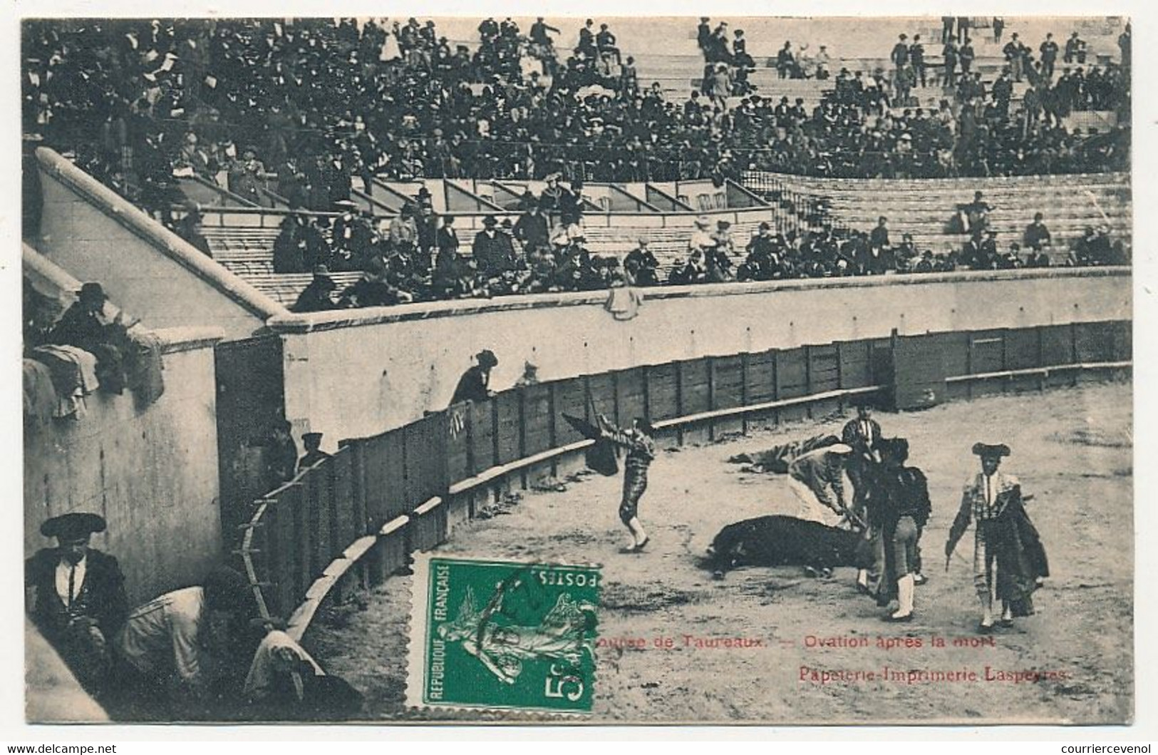 Lot 6 CPA - BEZIERS (Hérault) - Arènes, Courses De Taureaux... Etat TTB, Ayant Voyagé. - Beziers