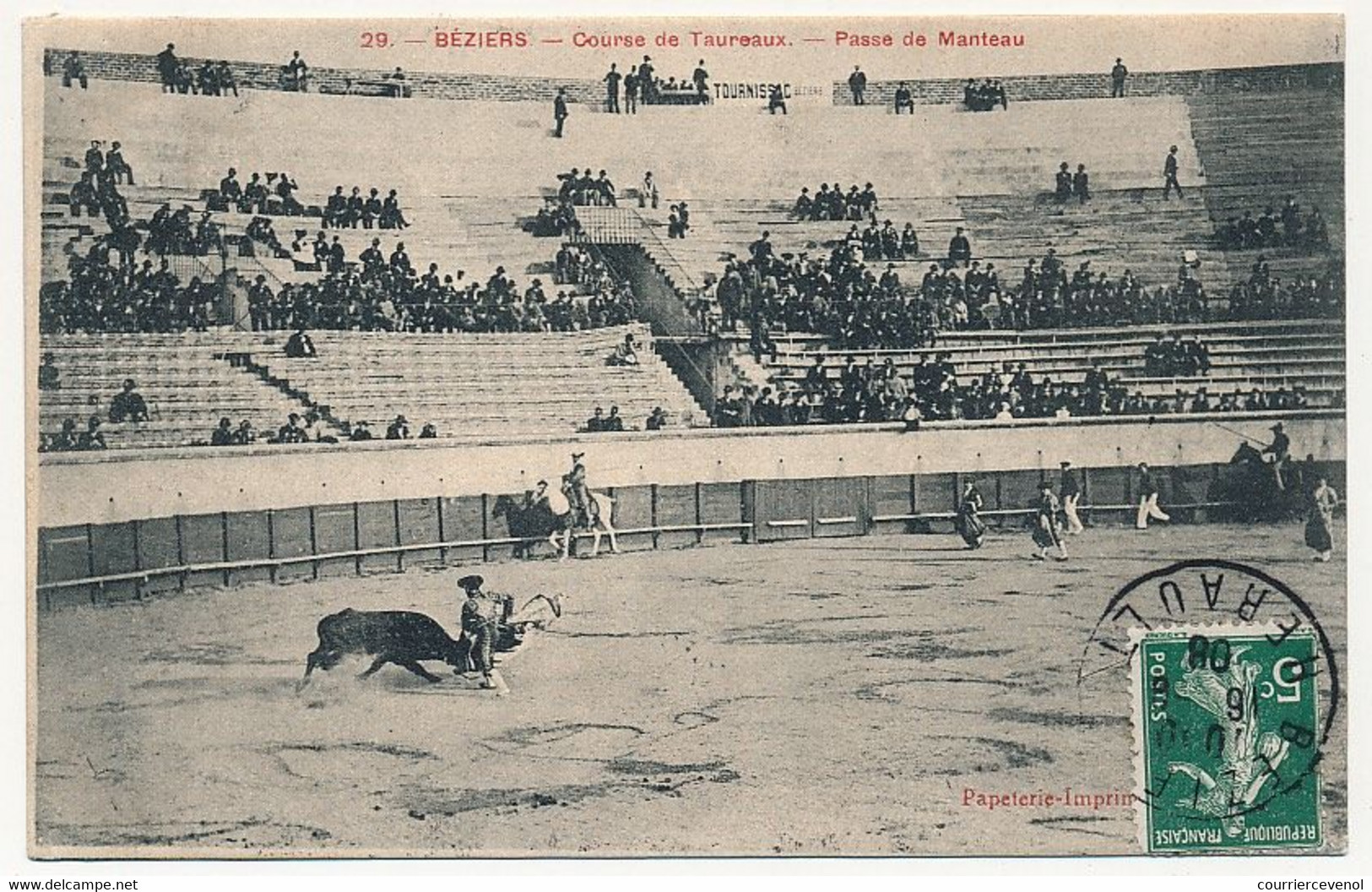 Lot 6 CPA - BEZIERS (Hérault) - Arènes, Courses De Taureaux... Etat TTB, Ayant Voyagé. - Beziers