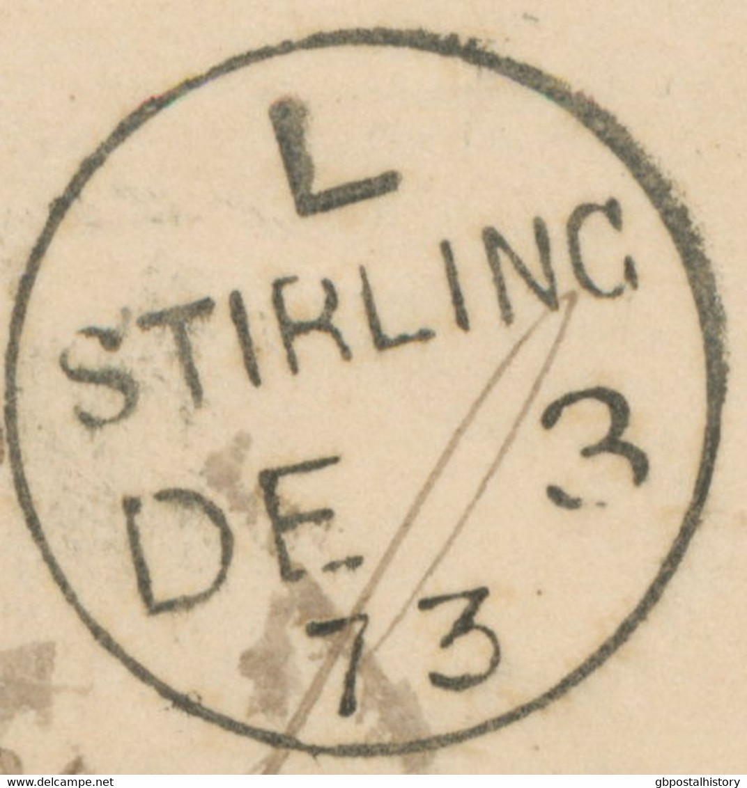 GB „159 / GLASGOW“ Scottish Duplex (4 Bars With Different Length, Time Code „3 Z“, Datepart 19mm) On Superb Cover  (pre- - Brieven En Documenten