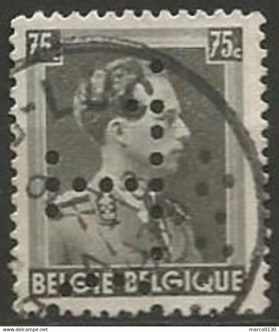 BELGIQUE / PERFORE N° 480 OBLITERE - 1934-51