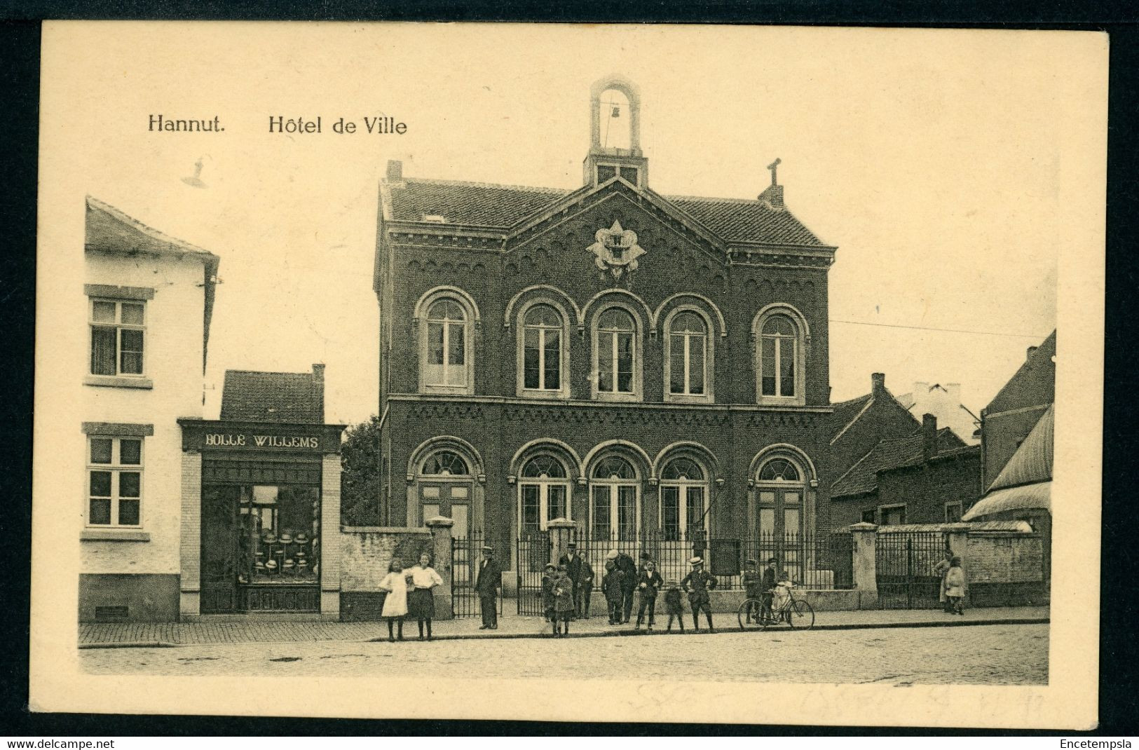 CPA - Carte Postale - Belgique - Hannut - Hôtel De Ville - 1917 (CP20480) - Hannut
