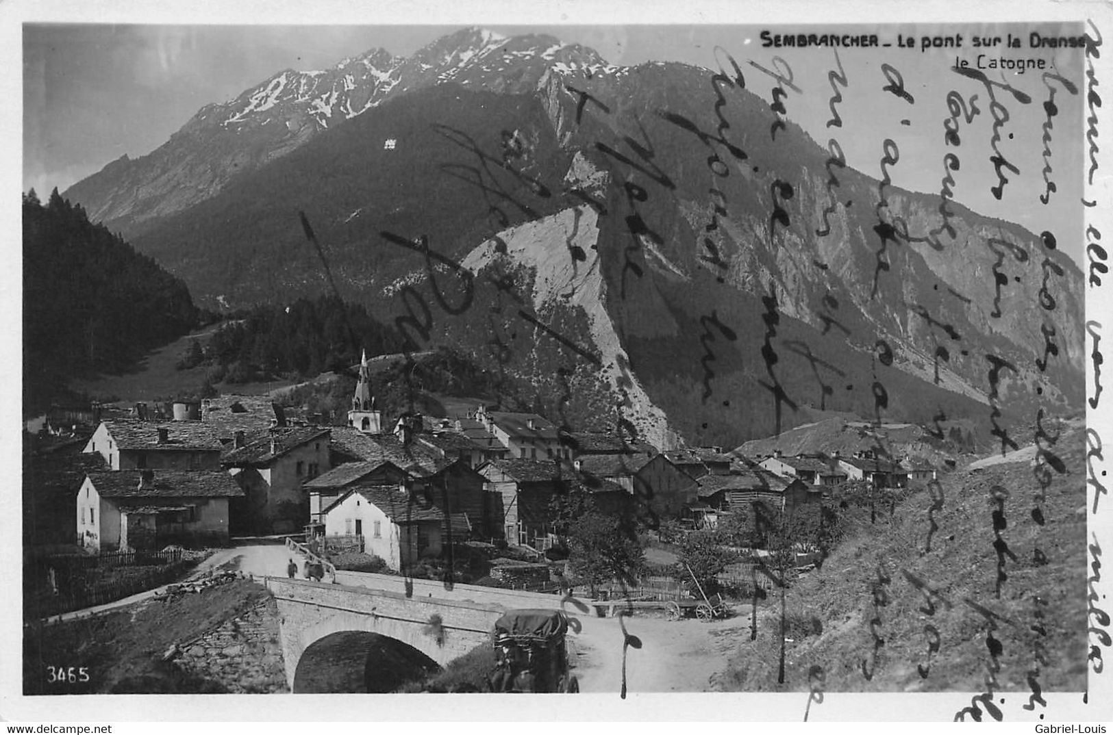 Sembrancher Le Pont Sur La Dranse Le Catogne - Sembrancher