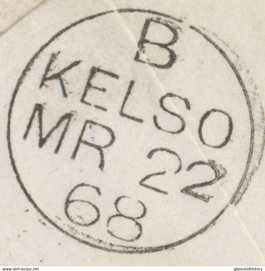 GB „131 / EDINBURGH“ Scottish Duplex Postmark (between 3 Thin Bars, Same Lenght) On VF Rare QV 1 D Pink Stamped To Order - Lettres & Documents