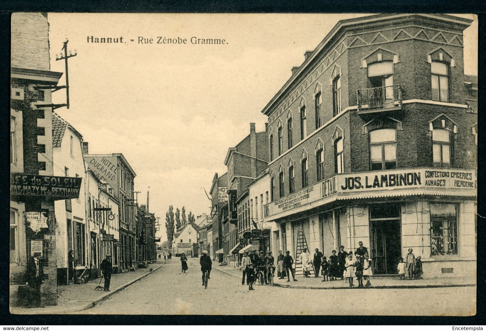 CPA - Carte Postale - Belgique - Hannut - Rue Zénobe Gramme (CP20488) - Hannut